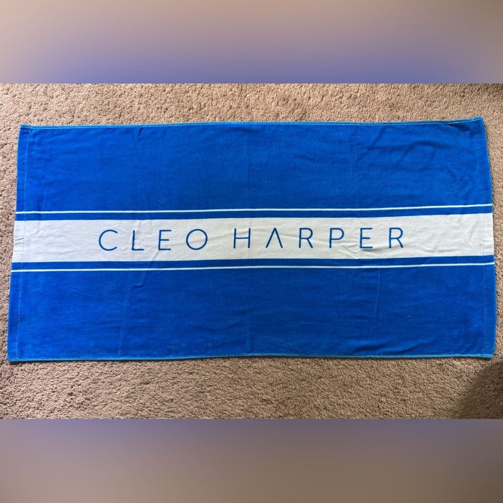 Cleo Harper Vibrant Blue Towel